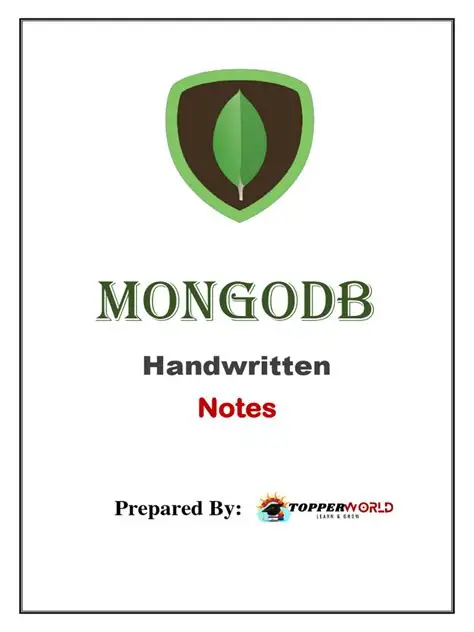 MongoDB Notes